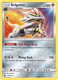 Solgaleo 99/168 · Reverse Holo