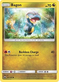 Bagon 104/168 · Reverse Holo