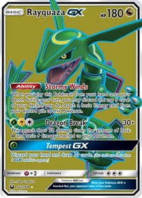 Rayquaza GX Full Art 160/168