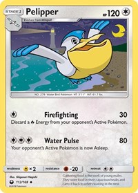 Pelipper 112/168 · Reverse Holo