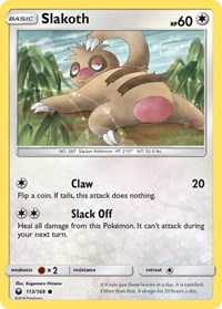 Slakoth 113/168 · Reverse Holo