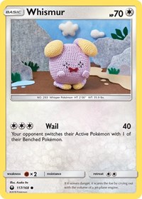 Whismur 117/168 · Reverse Holo
