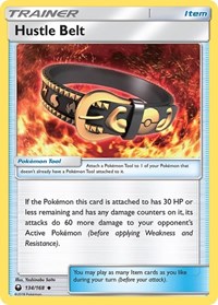 Hustle Belt 134/168 Celestial Storm Reverse Holo Pokémon card