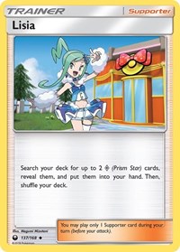 Lisia 137/168 Celestial Storm Reverse Holo Pokémon card
