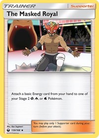 The Masked Royal 139/168 Celestial Storm Reverse Holo Pokémon card
