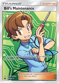 Bill's Maintenance Full Art 162/168 Celestial Storm Pokémon card