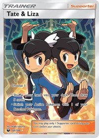 Tate & Liza Full Art 166/168 Celestial Storm Pokémon card