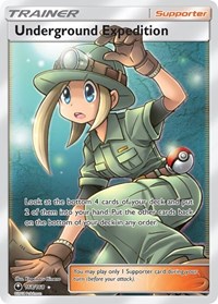 Underground Expedition Full Art 168/168 Celestial Storm Pokémon card