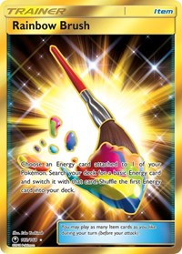 Rainbow Brush Secret 182/168 Celestial Storm Pokémon card