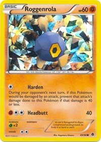 Roggenrola (Cracked Ice Holo) 049/098