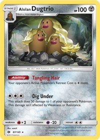 Alolan Dugtrio (Cosmos Holo) 087/149
