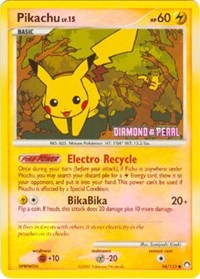 Pikachu (Diamond & Pearl) 094/123 · Reverse Holo