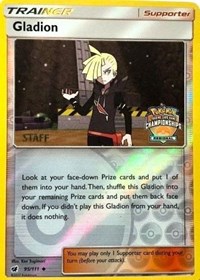 Gladion (Regional Championships) [Staff] 095/111 League & Championship Cards Reverse Holo Pokémon card