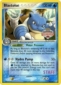 Blastoise (National Championships) [Staff] 014/100