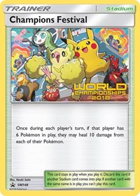 Champions Festival (World Championships 2018) SM148 SM Promos Pokémon card