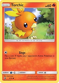 Torchic 4/70 · Reverse Holo