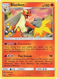 Blaziken 6/70 · Reverse Holo