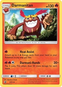 Darmanitan 9/70 · Reverse Holo