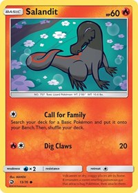 Salandit 13/70 · Reverse Holo
