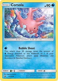 Corsola 27/70 · Reverse Holo
