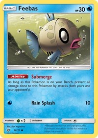 Feebas 28/70 · Reverse Holo