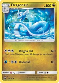 Dragonair 36/70 · Reverse Holo