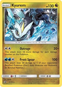 Kyurem 47/70 · Reverse Holo