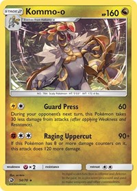Kommo-o 54/70 · Reverse Holo