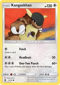 Kangaskhan 55/70 · Reverse Holo