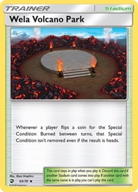 Wela Volcano Park 63/70 Dragon Majesty Reverse Holo Pokémon card