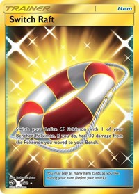 Switch Raft Secret 77/70 Dragon Majesty Pokémon card