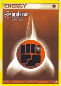 Fighting Energy (2004-2005) 105/109 Professor Program Promos Pokémon card