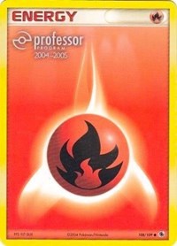 Fire Energy (2004-2005) 108/109 Professor Program Promos Pokémon card