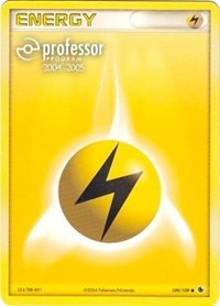 Lightning Energy (2004-2005) 109/109 Professor Program Promos Pokémon card