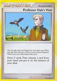 Professor Oak's Visit (2008-2009) 122/132 Professor Program Promos Pokémon card