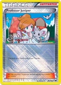 Professor Juniper (2013) 98/108 Professor Program Promos Reverse Holo Pokémon card