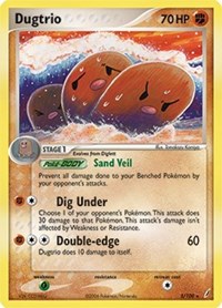 Dugtrio (EX Crystal Guardians) 005/100