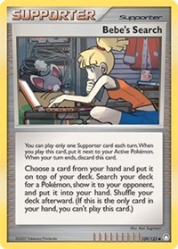 Bebe's Search (Cosmos Holofoil) 109/123 Miscellaneous Cards & Products Pokémon card