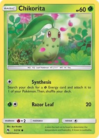 Chikorita 5/214 · Reverse Holo