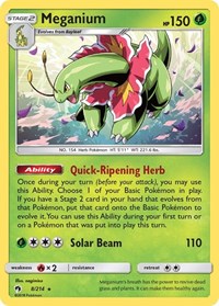 Meganium 8/214 · Reverse Holo