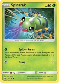 Spinarak 9/214 · Reverse Holo