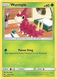 Wurmple 24/214 · Reverse Holo