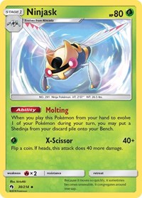 Ninjask 30/214 · Reverse Holo