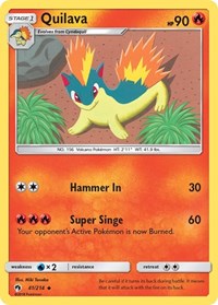 Quilava 41/214 · Reverse Holo