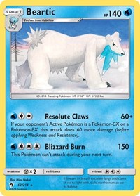 Beartic 62/214 · Reverse Holo