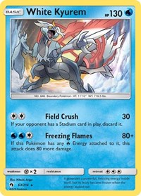 White Kyurem 63/214 · Reverse Holo