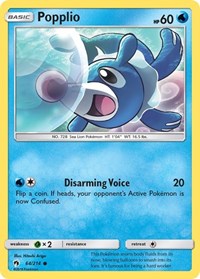 Popplio 64/214 · Reverse Holo