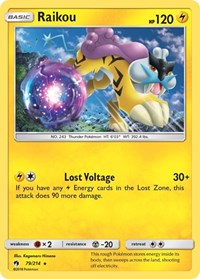 Raikou 79/214 · Reverse Holo