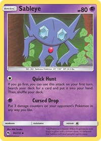 Sableye 96/214 · Reverse Holo