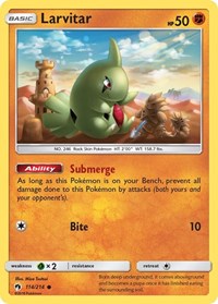 Larvitar 114/214 · Reverse Holo